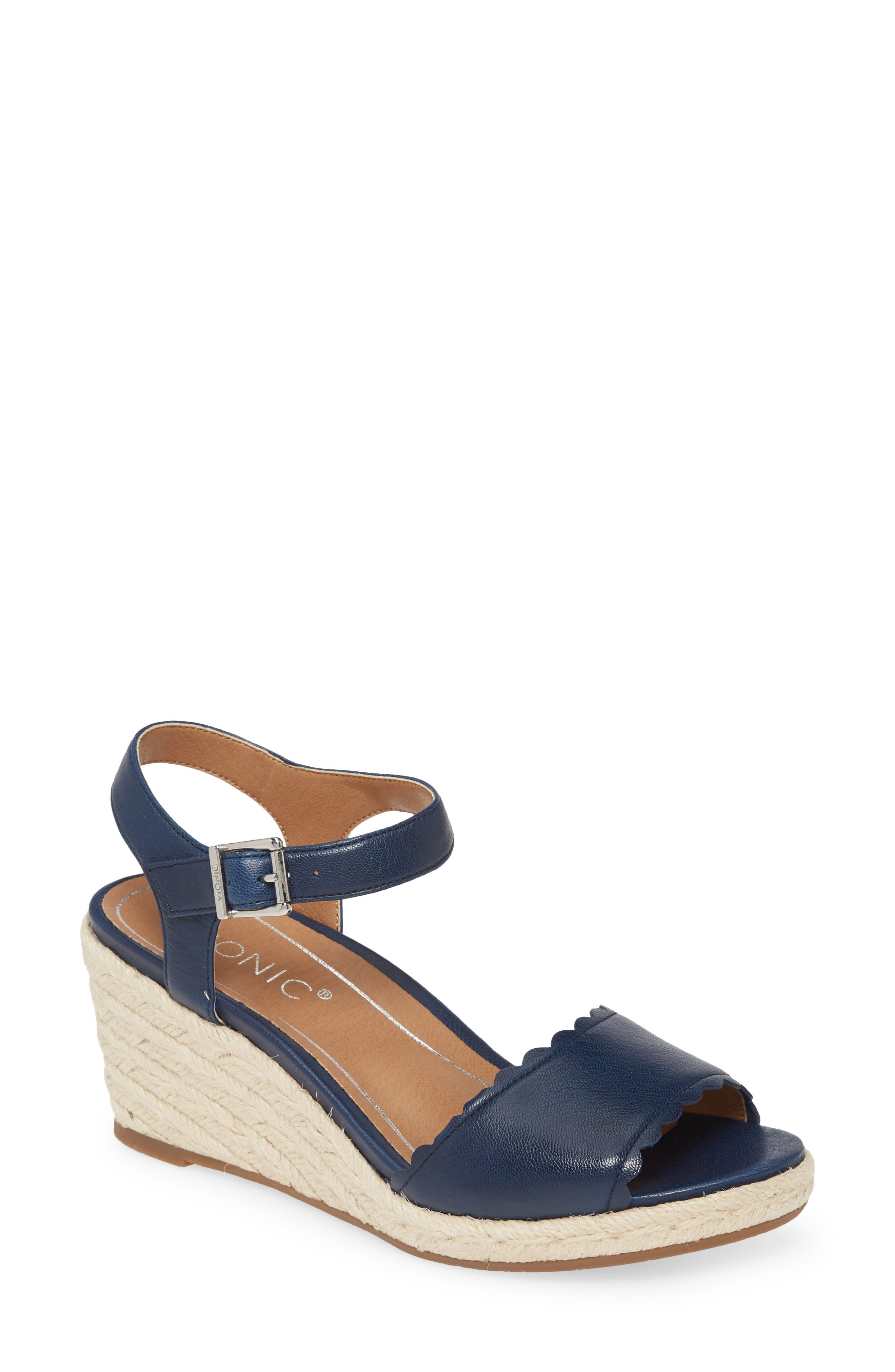 vionic navy flip flops