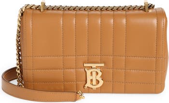 Burberry Quilted Leather TB Lola Twin Pouch, Burberry Handbags