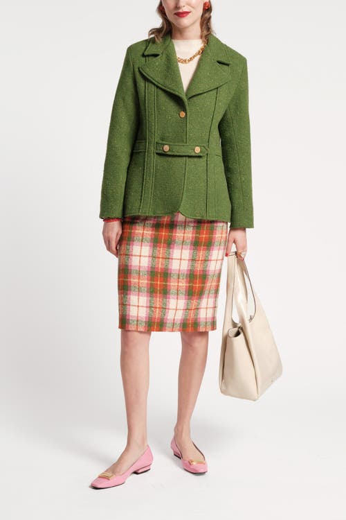 FRANCES VALENTINE FRANCES VALENTINE BOBBY BLAZER CENTRAL PARK PLAID WOOL