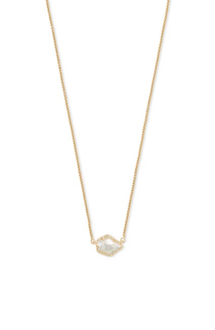 Kendra Scott Tess 14k Yellow Gold Plated Brass Pendant Necklace Nordstrom Rack - Tess Gold Small Pendant Necklace In White Pearl Kendra Scott Tess 14k Yellow Gold Plated Brass Pendant Necklace Nordstrom Rack - Tess Gold Small Pendant Necklace In White Pearl