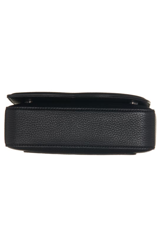 Dolce & Gabbana Dg Logo Flap Leather Crossbody Bag In Nero
