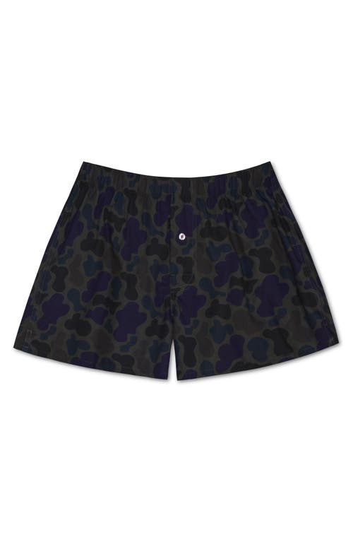 DRUTHERS NYC DRUTHERS NYC ORGANIC COTTON DUCK CAMO BOXER SHORT 