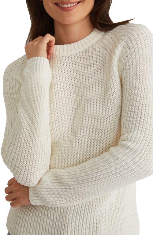 525 Jane Cotton Sweater In Chalk