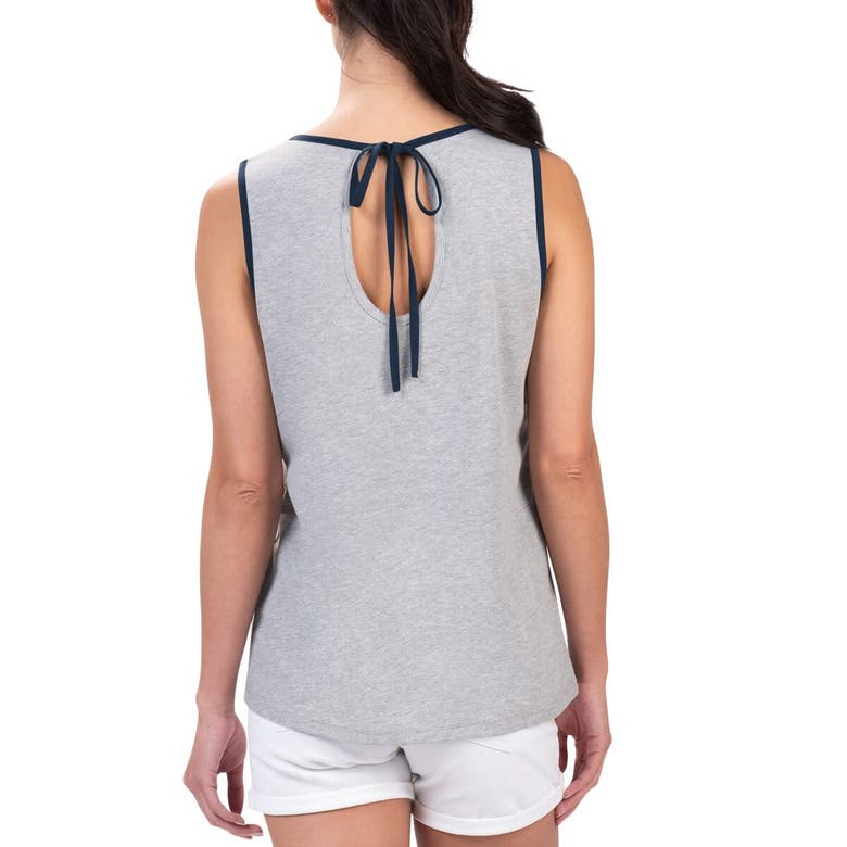Shop G-iii 4her By Carl Banks Gray New York Yankees Fastest Lap Tank Top