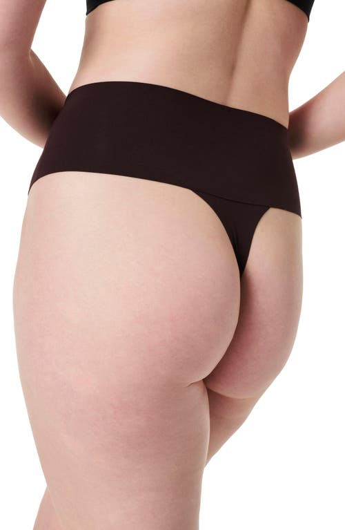 Shop Spanx ® Undie-tectable Thong In Truffle Brown