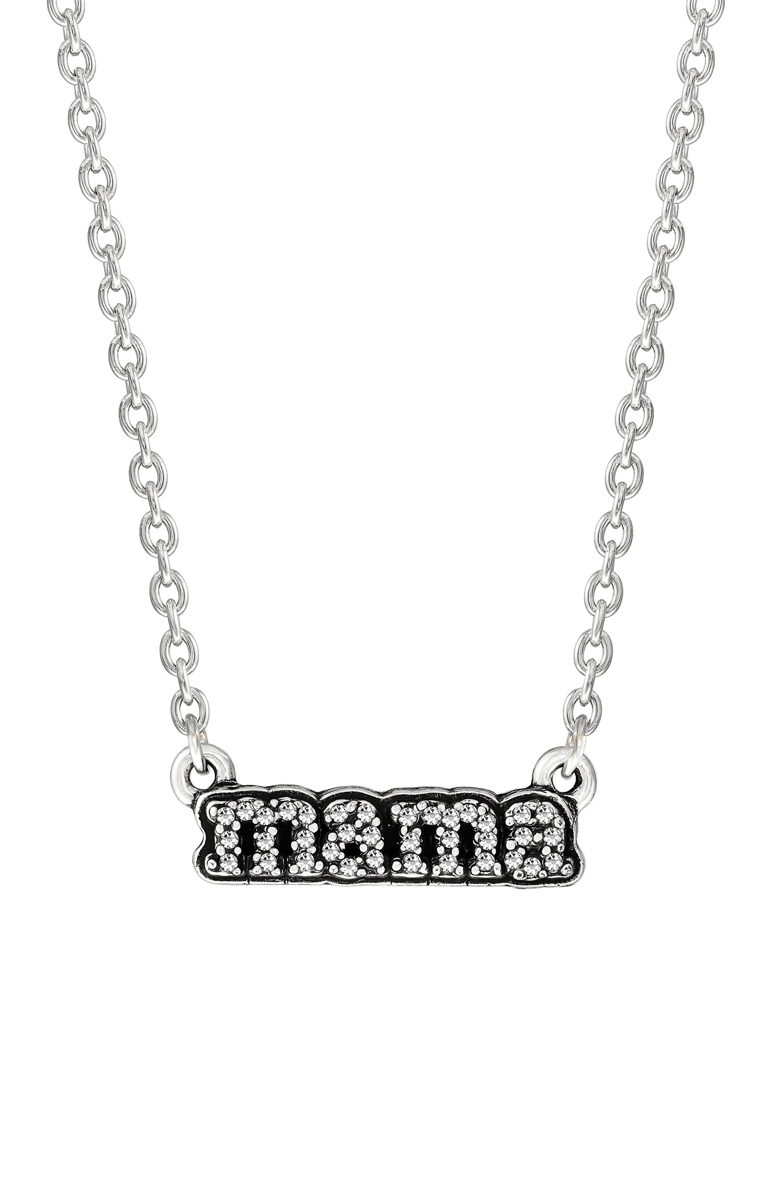 Luca + Danni Pavé Mama Pendant Necklace 