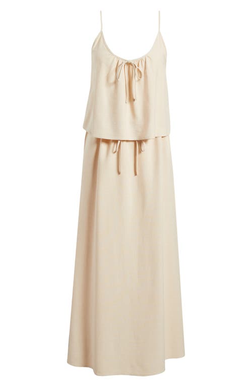 Two-Piece Tank & Skirt Cover-Up in Beige Beach