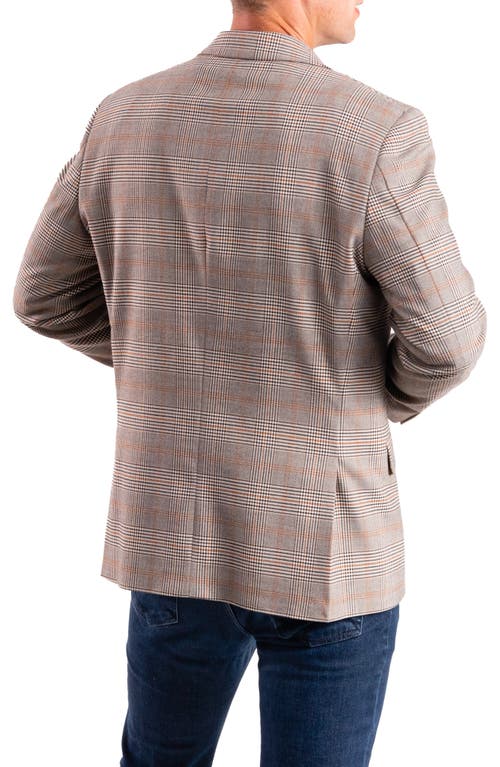 Savile Row Co Plaid Sport Coat In Tan