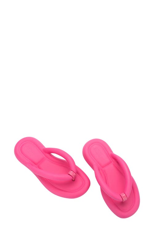 Shop Melissa Free Water Resistant Flip Flop In Pink/orange