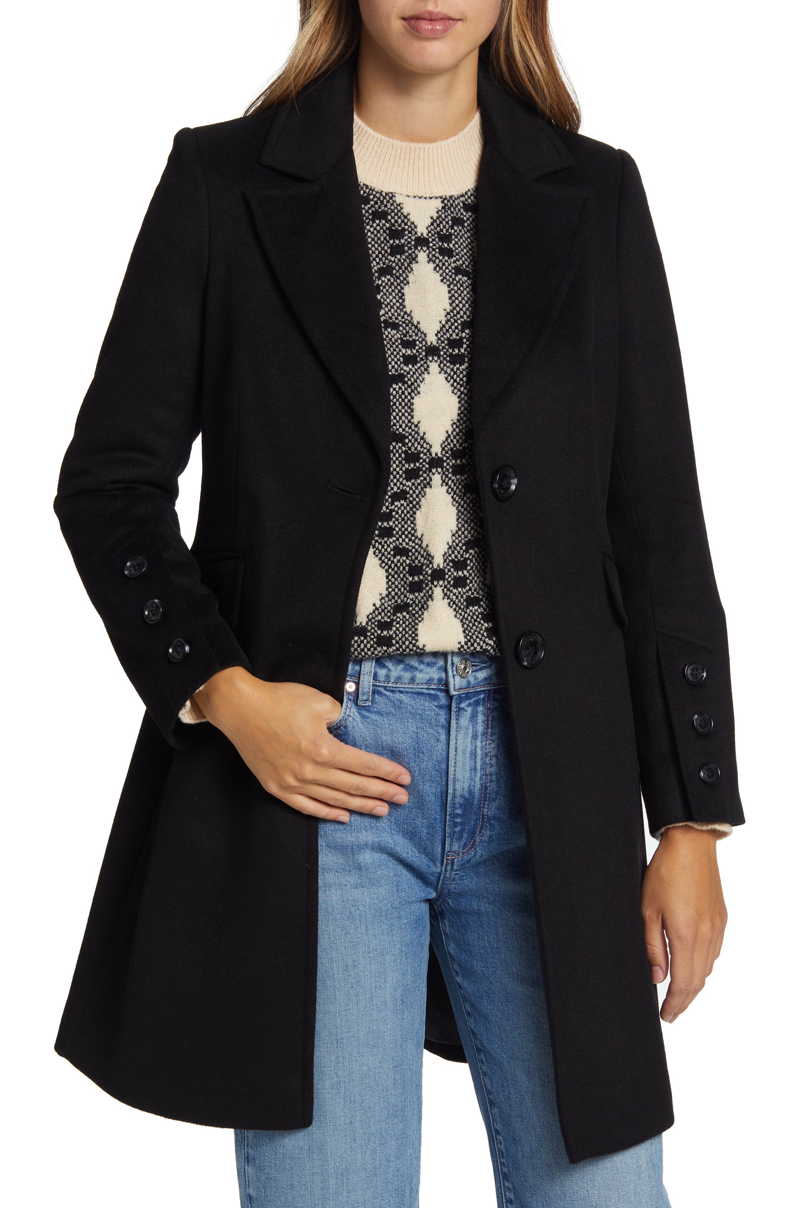 long black coat women