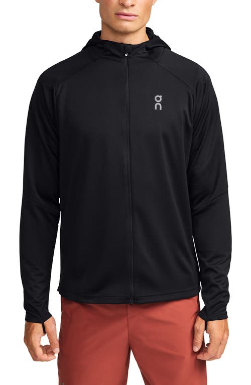On Climate Zip Hoodie in Black at Nordstrom, Size Xx-Large