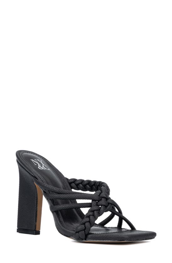 New York And Company Dalia Heeled Sandal In Black