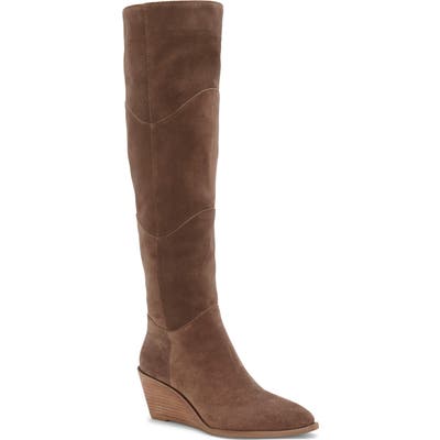 1.state Kern Over The Knee Boot- Beige