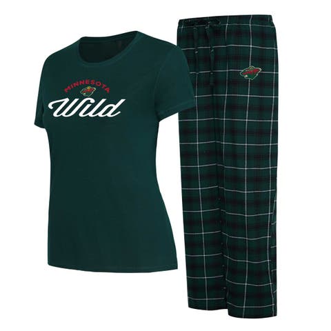 Women's Concepts Sport Midnight Green/Black Philadelphia Eagles Arctic  T-Shirt & Flannel Pants Sleep Set