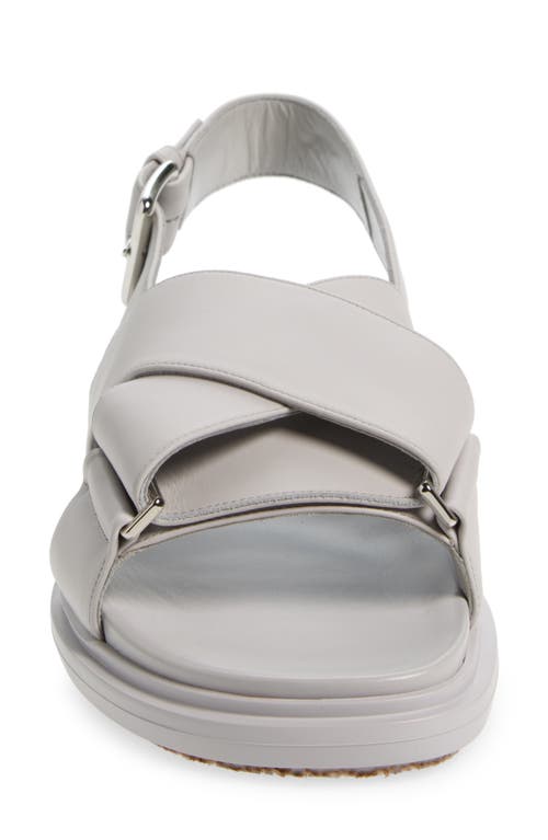 Shop Marni Fussbett Sandal In Off/white