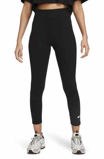 Nike Womens Dri Fit Essential Capri 645603 - BLACK & High Vis Neon - Medium