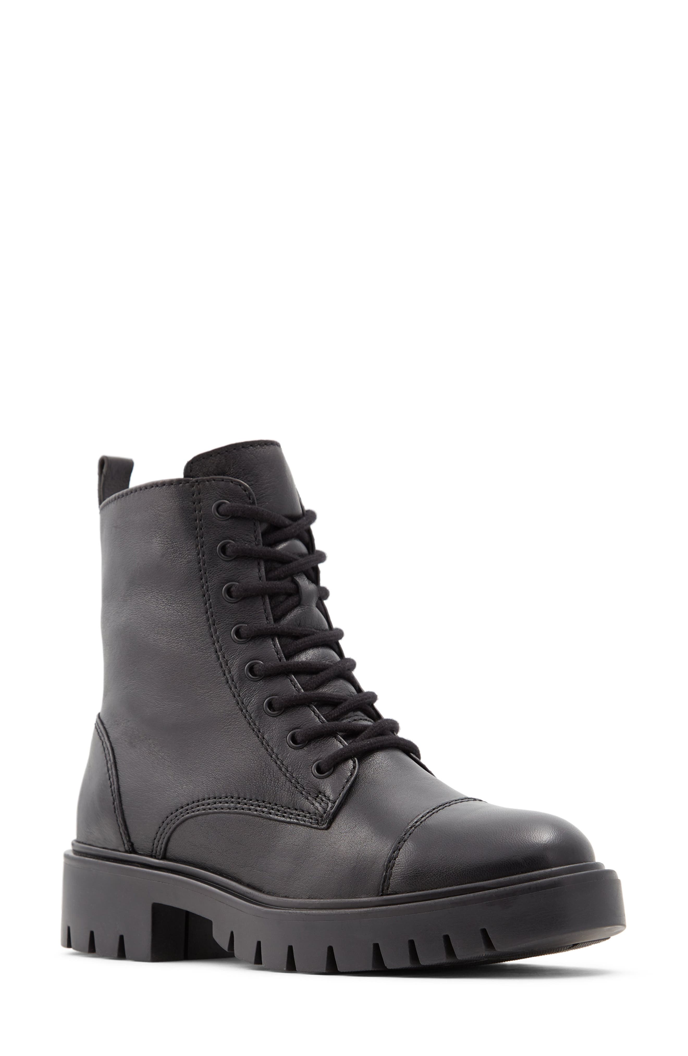 aldo lace up boots womens