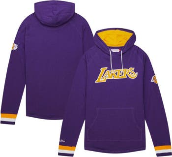 Men's Mitchell & Ness Purple Los Angeles Lakers Hardwood
