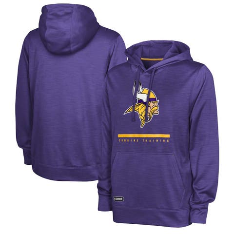 Vikings Retro Shirt Adult Pull-Over Hoodie by Joe Hamilton - Fine