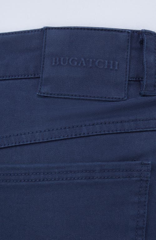 Shop Bugatchi Preston Straight Leg Five Pocket Pants In Navy