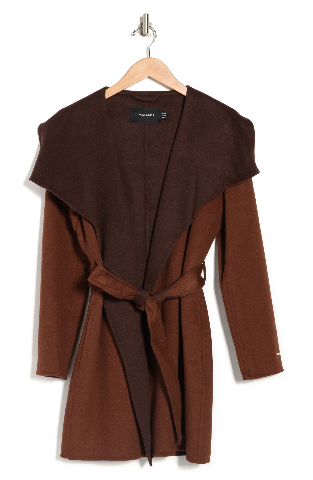 double face wool blend coat