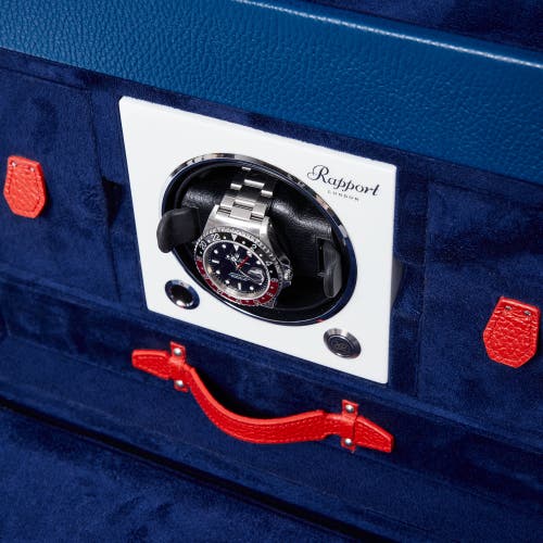 Shop Rapport London Greenwich Watch Trunk In Navy