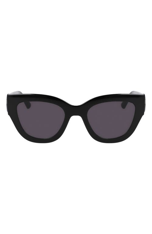 Longchamp 52mm Cat Eye Sunglasses in Black at Nordstrom