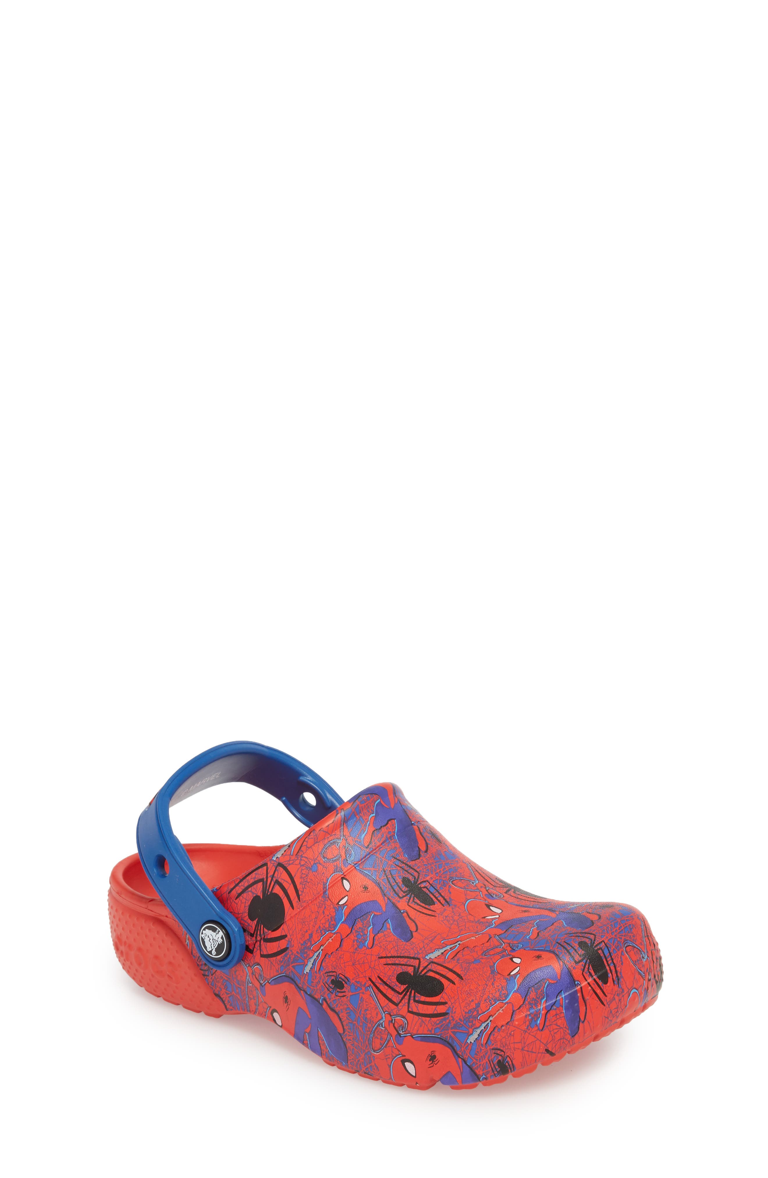 adult spiderman crocs