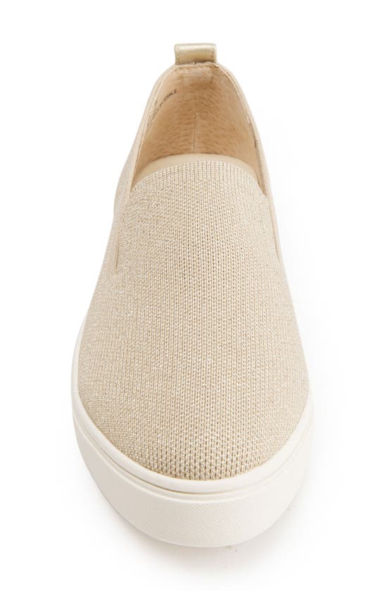 Shop Me Too Fay Slip-on Sneaker In Bisque Metallic