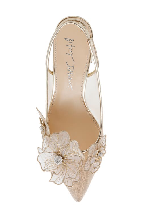 BETSEY JOHNSON BETSEY JOHNSON PETRA SLINGBACK POINTED TOE PUMP