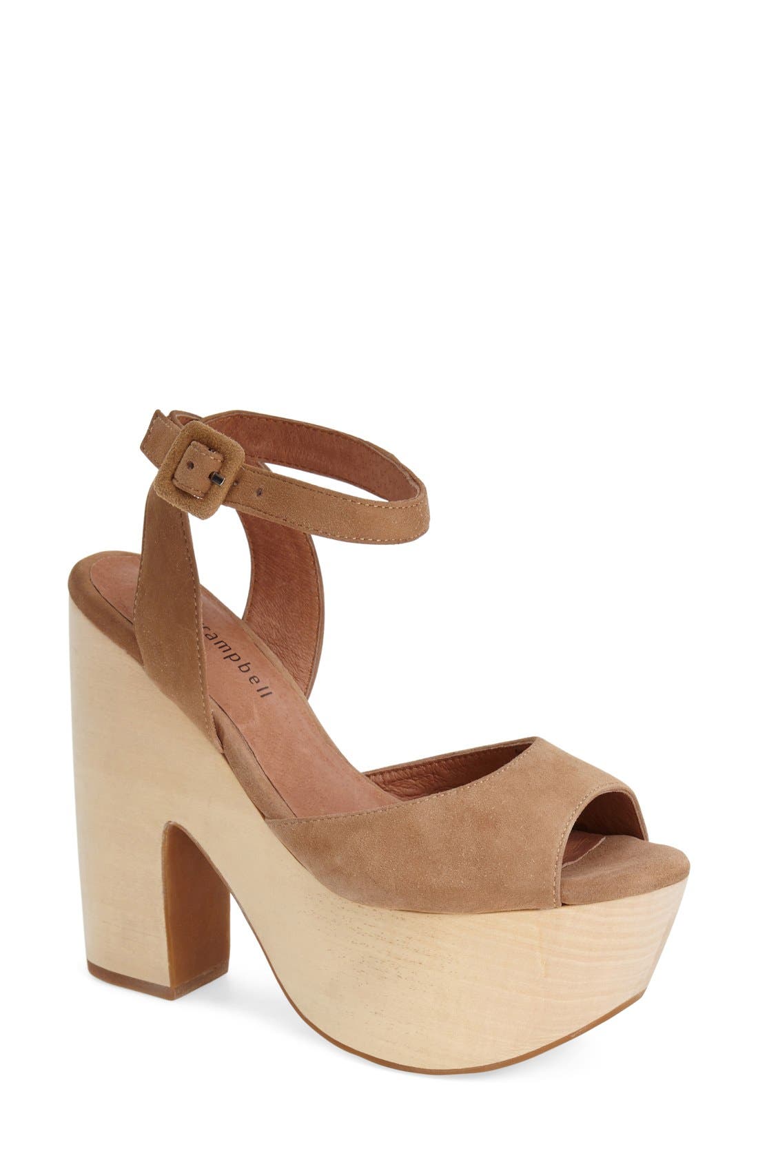 Jeffrey Campbell 'Sassy' Wood Platform Sandal (Women) Nordstrom