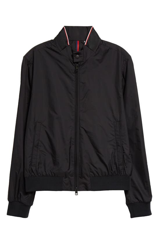 Shop Moncler Reppe Water Repellent Rain Jacket In Black