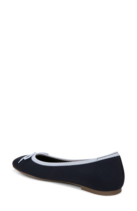 Shop Vionic Klara Knit Ballet Flat In Navy