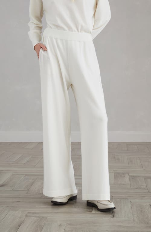 Shop Brunello Cucinelli Track Trousers In White