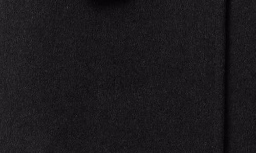 Bernardo Belted Wool Blend Longline Coat In Black