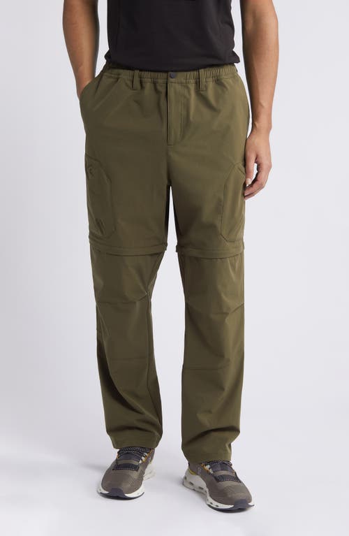 Ripstop Convertible Cargo Pants in Olive Night