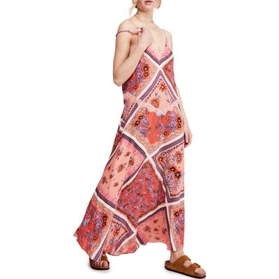 Free People Stevie Print Maxi Dress, Pink