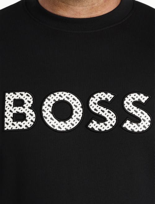HUGO BOSS BOSS BIG & TALL SOLERI CREWNECK SWEATSHIRT 