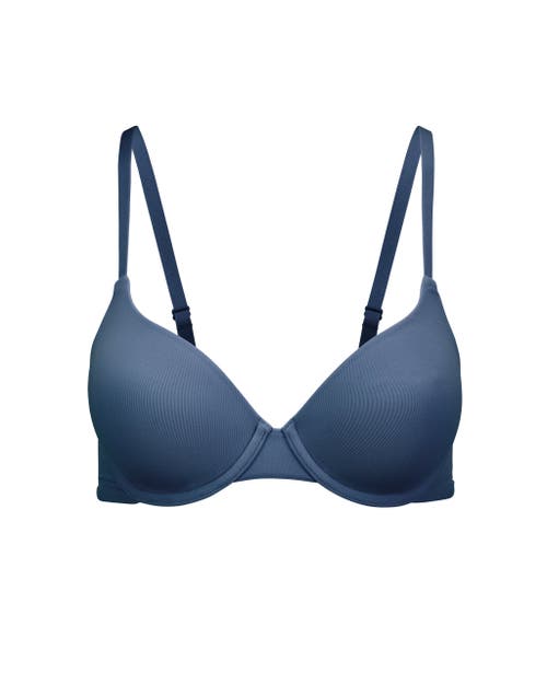 Shop Adore Me Janelle Contour Demi Bra In Dark Blue