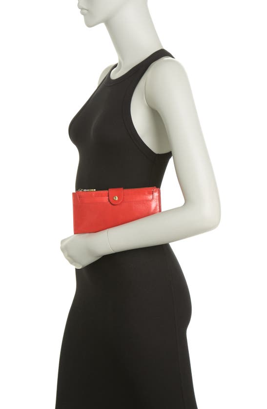 HOBO DUNN LEATHER CONTINENTAL WALLET