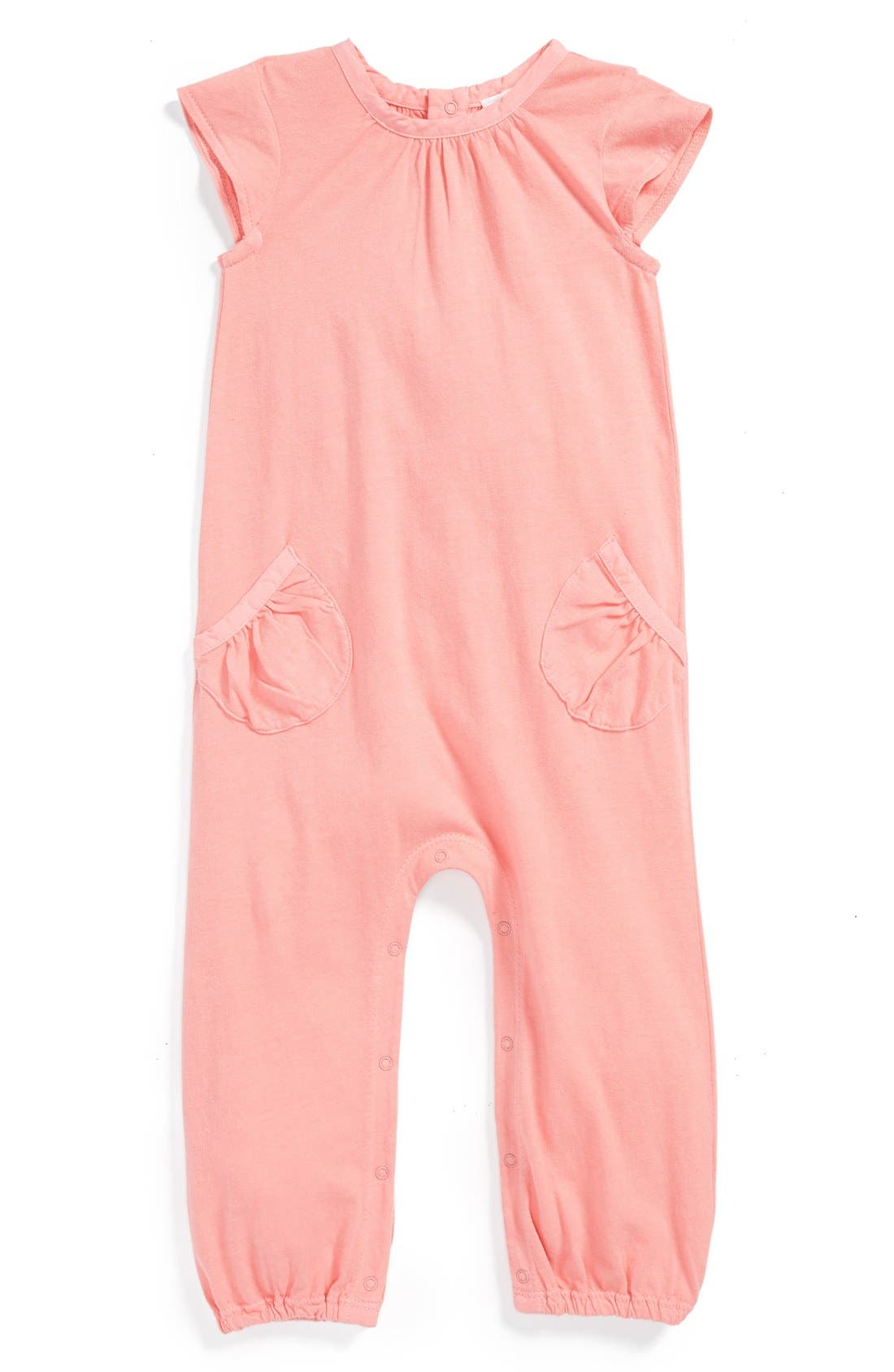 Stem Baby Organic Cotton Romper (Baby Girls) Nordstrom