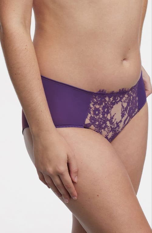 Shop Skarlett Blue Entice Front Lace Brief In Moon Drop/nylon