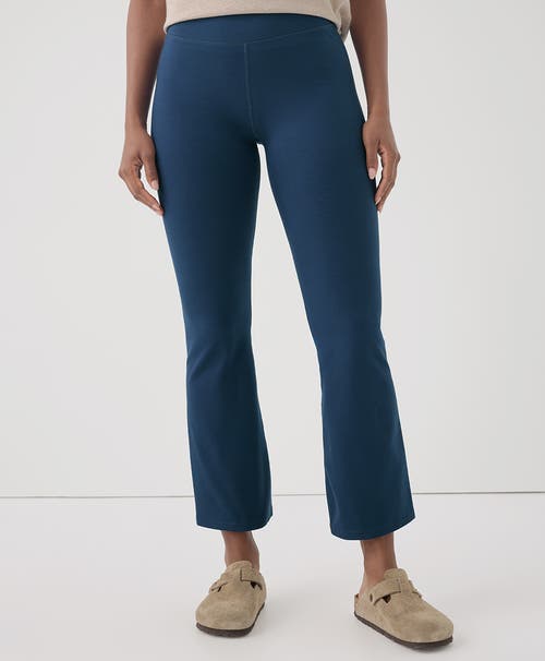 Shop Pact Purefit Bootcut Legging In French Navy