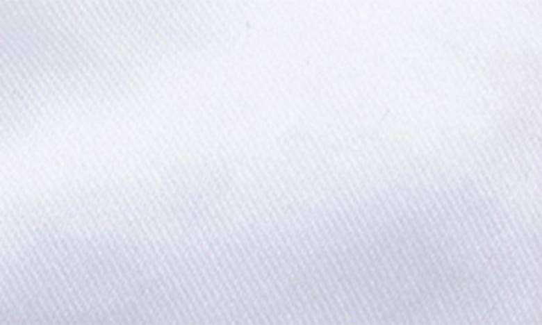 Construct Solid Satin Bow Tie In White