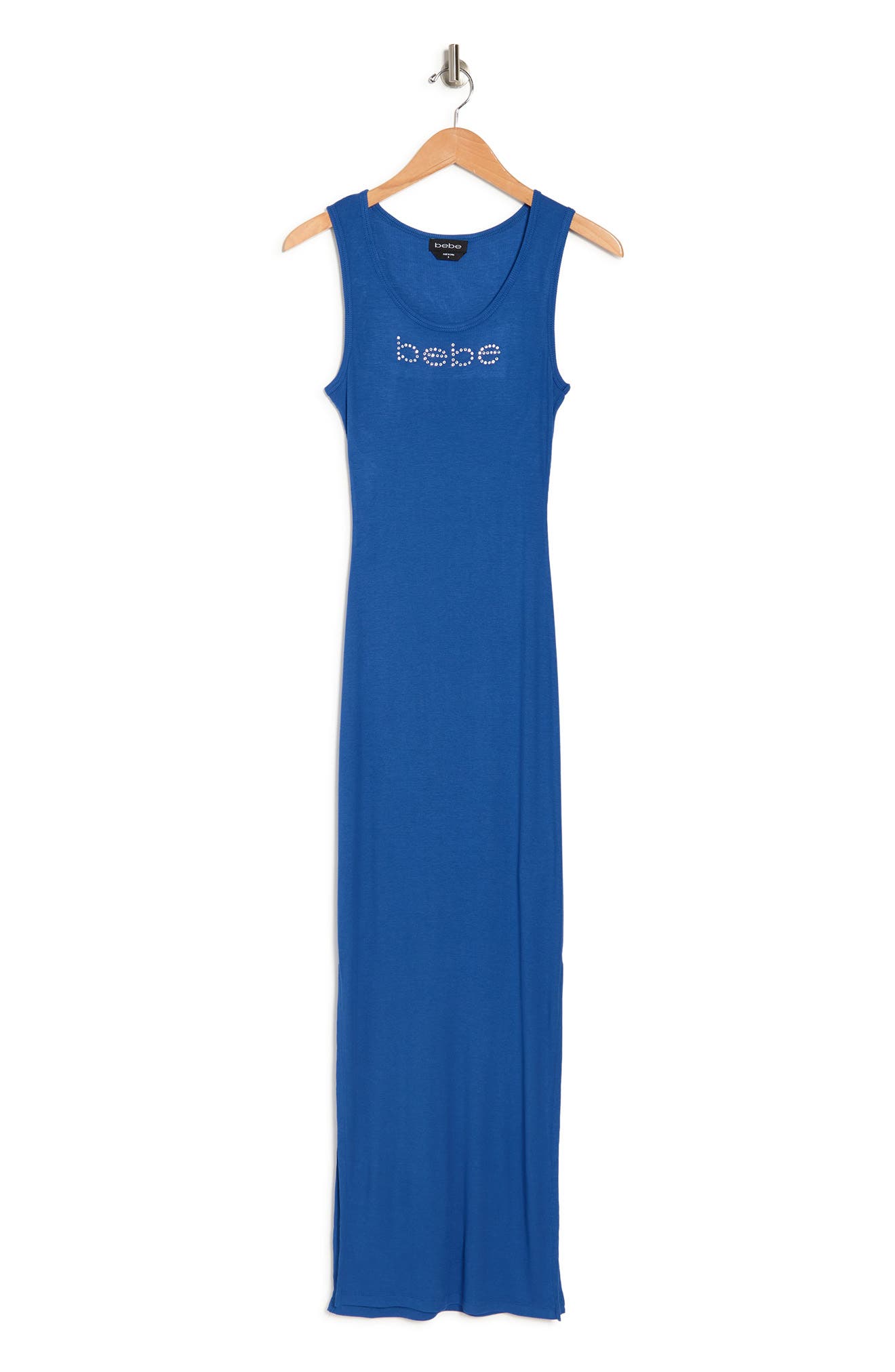 bebe logo maxi dress