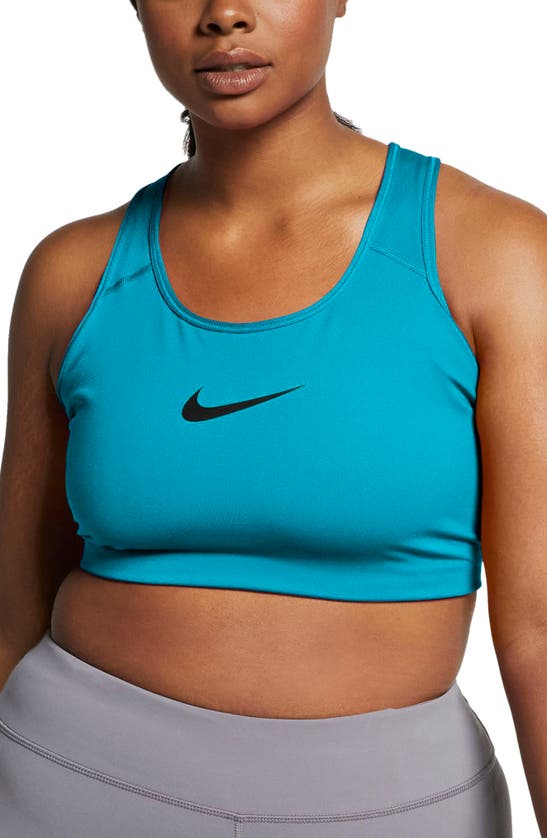 Nike [3X] Swoosh Bra Women's Plus Size, Black, BQ0973-010