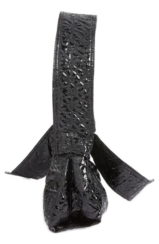 Shop Cecilie Bahnsen Vesna Floral Quilted Shoulder Bag In Black
