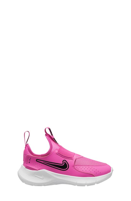 Nike Flex Runner 3 Little Kids' Shoes In Laser Fuchsia/ Black