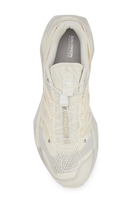 Shop Salomon Xt Pu.re Advanced Sneaker In Vanilla Ice/gray/silver