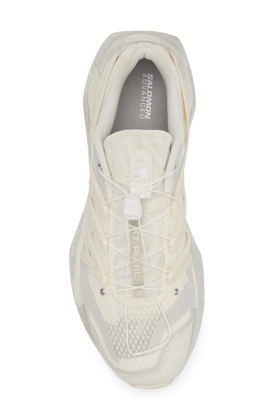 Salomon Xt Pu.re Advanced Sneaker In Vanilla Ice/gray/silver